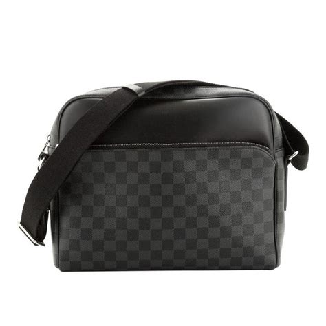 LOUIS VUITTON Damier Graphite Dayton Reporter MM